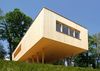 A Passive House is built on stilts